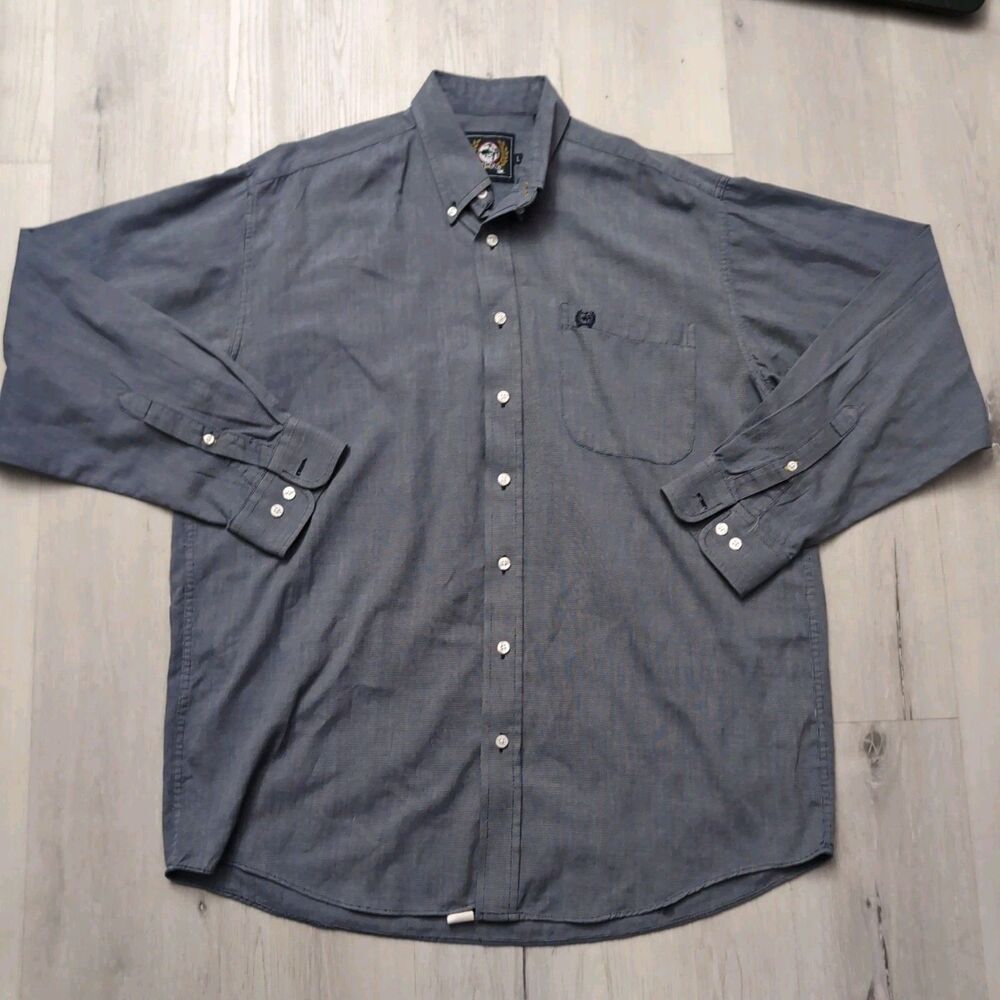 Cinch Western Shirt Men's Size Large Button Up Long Sleeve Shirt